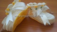 Sarı Laleli Patik Modeli
