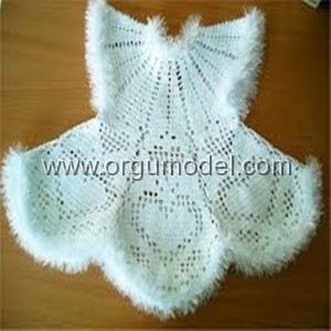 Kız Bebek Örgü Yelek