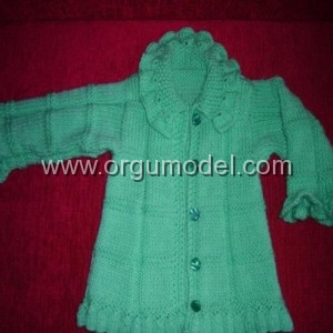 Yeşil Bebek Hırkası