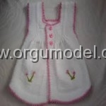 Örgü Kız Bebek Yeleği