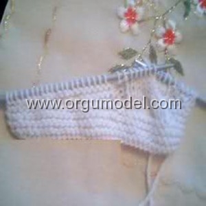 Örgüden Bebek Yeleği Yapımı