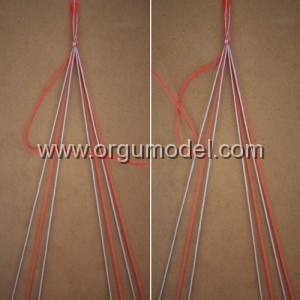 Örgüden Bileklik Yapım Aşaması 5 6